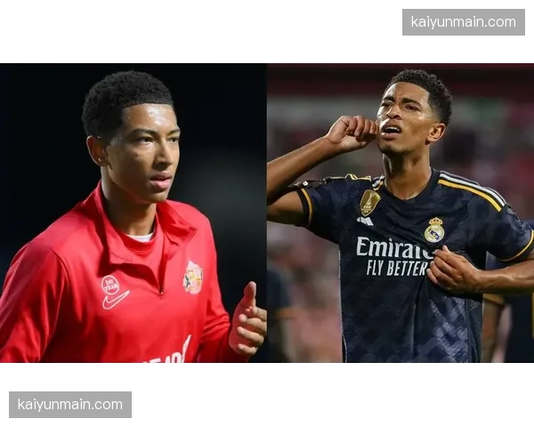 特写镜头：贝林厄姆进球后指向天空告慰逝去亲人